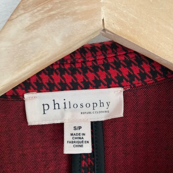 Philosophy women’s hounds Tooth pattern coat - Picture 2 of 8